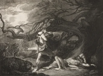 El bosque, el rescate de Oliver, Acto II, Escena VII, de 